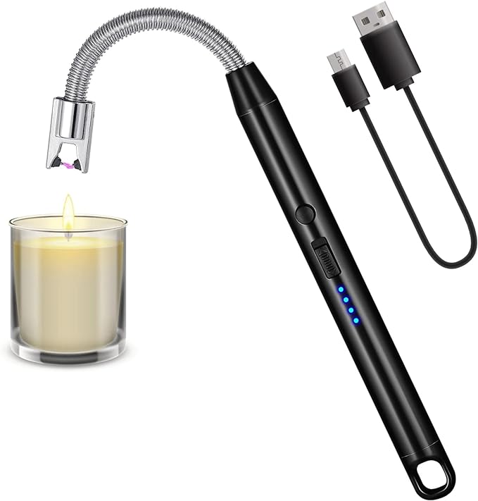 Electric Candle Rechargeable Lighter Usb Camping Stove Candles (random Color)