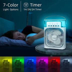 Portable Mist Fan Mini Air Cooler Usb Electric High Quality Mini Cooling Table Fan (random Color)