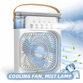 Portable Mist Fan Mini Air Cooler Usb Electric High Quality Mini Cooling Table Fan (random Color)